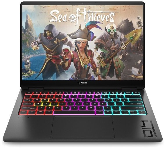 Laptop HP OMEN by HP Transcend Laptop 14-fb0001ny - Ultra 7-155H, 16GB, 1TB SSD, 14" 2.8K 400-nit 120Hz OLED HDR 500, GeForce RTX 4060 8GB, 1080p IR c