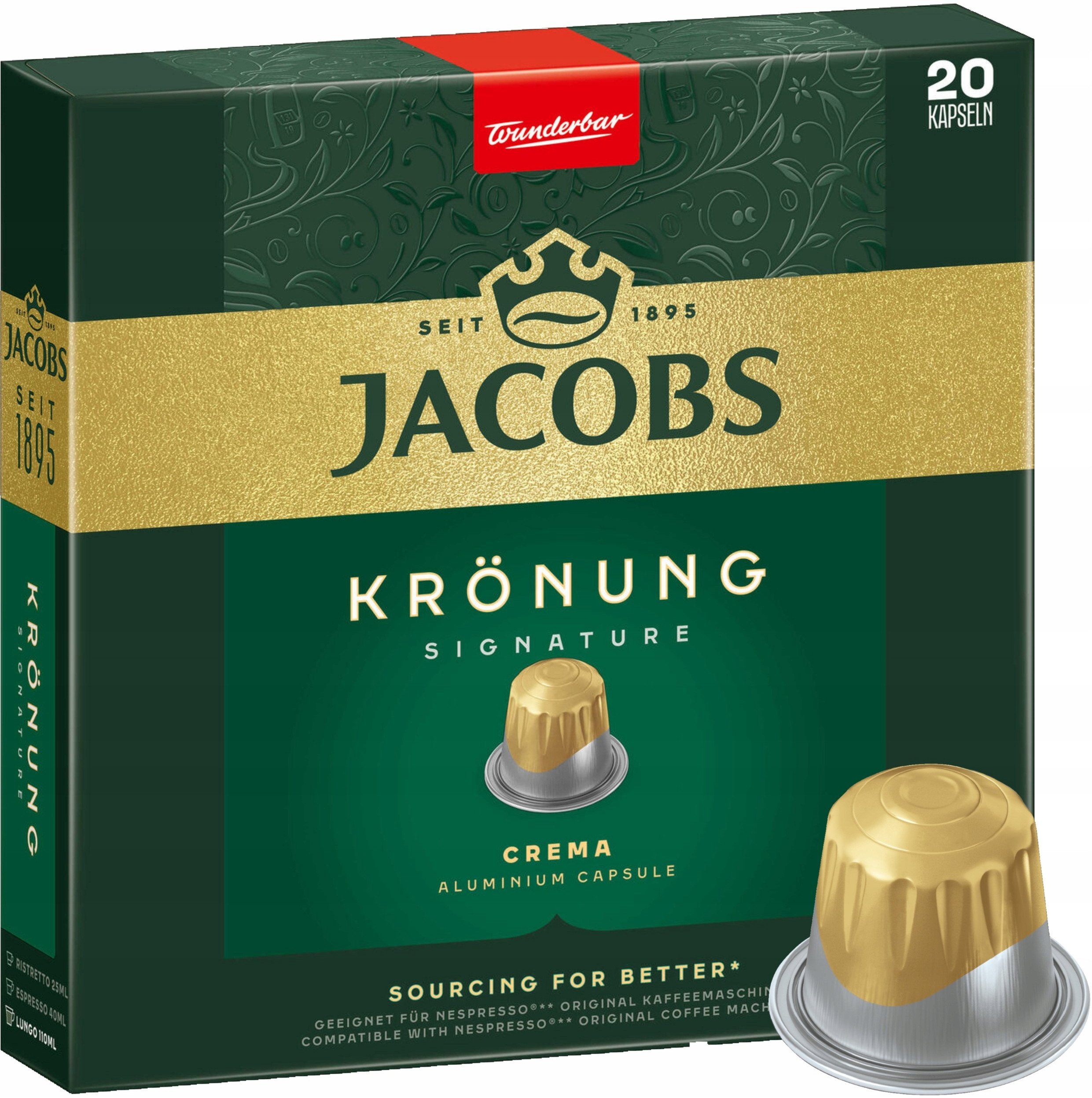 Jacobs Kapsułki Kronung Signature Crema do Nespresso 20 szt.