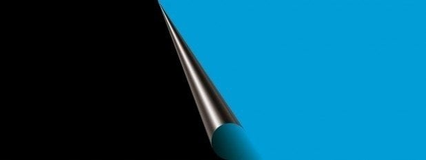 Tło do akwarium, czarno-niebieskie, 60x30 cm