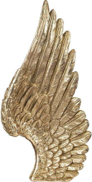 Art-Pol Art.Dekoracyjny ptasie skrzydło złote 41x20x6 cm