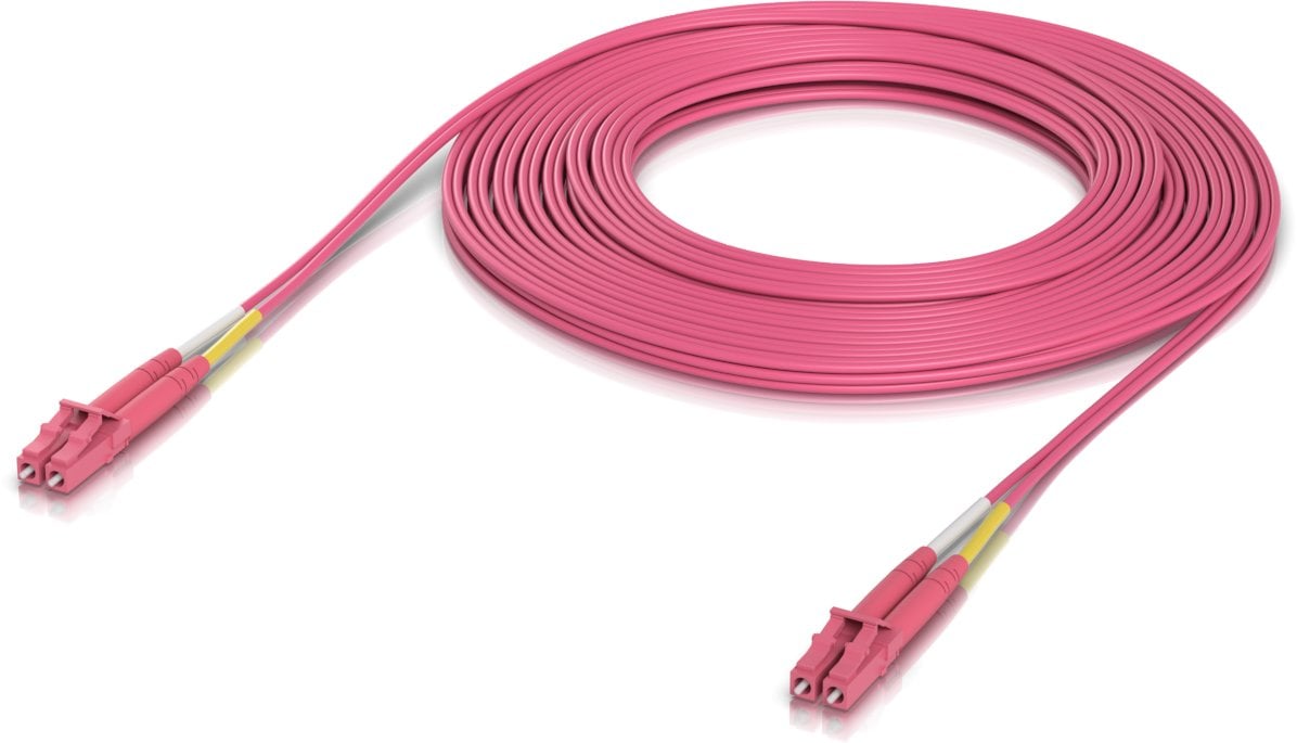 Ubiquiti OM4 Duplex LC UPC Fiber Patch Cable 10M