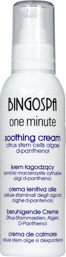 BingoSpa Krem łagodzący z komórkami macierzystymi cytrusów, olejem canola i d-pantenolem BingoSpa