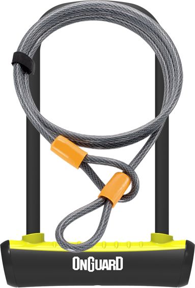 OnGuard Zapięcie rowerowe U-Lock Neon żółte 10x1200 mm (8154YL)