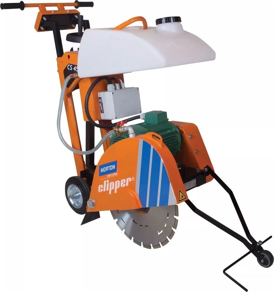 Norton Clipper CS451E PIŁA PILARKA PRZECINARKA ELEKTRYCZNA JEZDNA DROGOWA DO BETONU ASFALTU BUDOWLANA 450mm 5.5kW