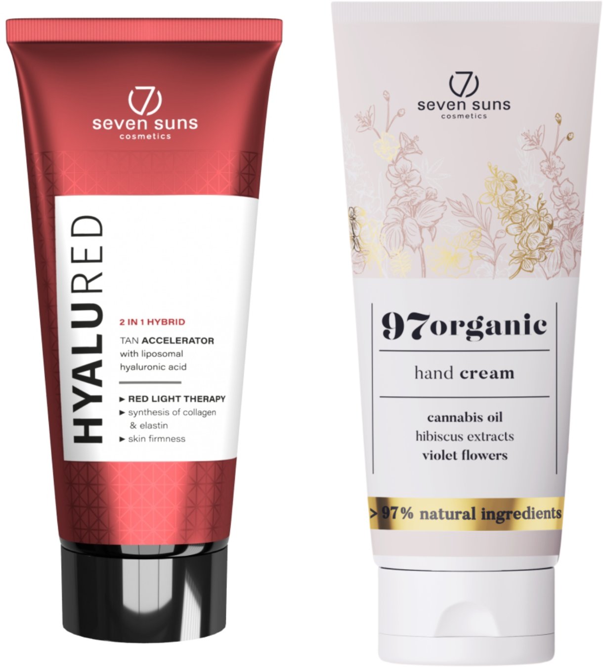 7suns HyaluRed Przyspieszacz Opalania Hialuronowy + Krem Do Rąk 75ml Gratis