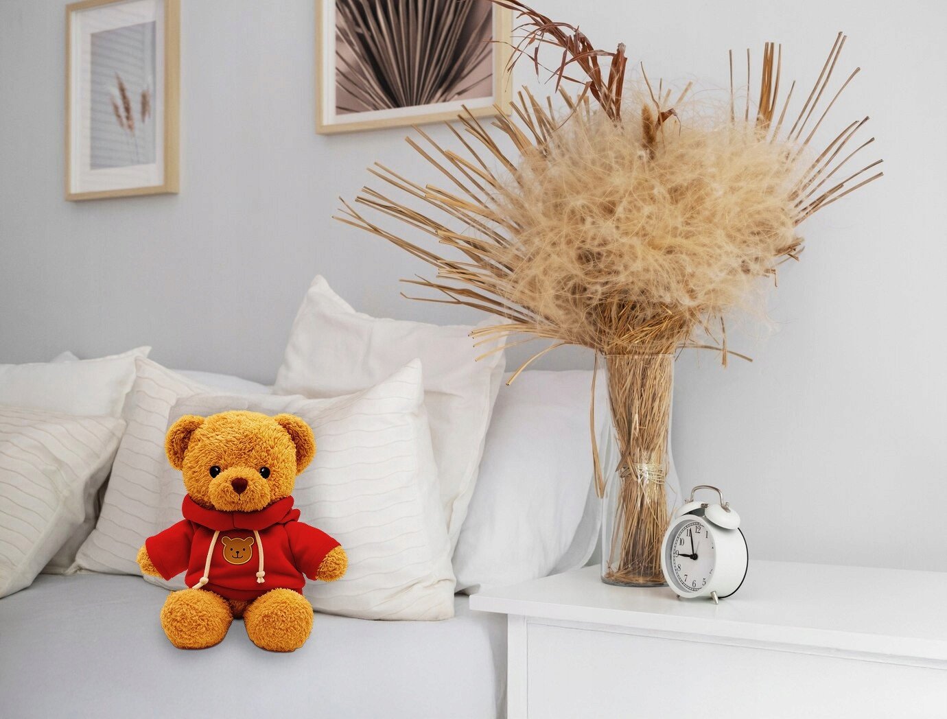 Skleplolki B48C2 PLUSZOWY MIŚ PLUSZAK W SWETERKU 40CM