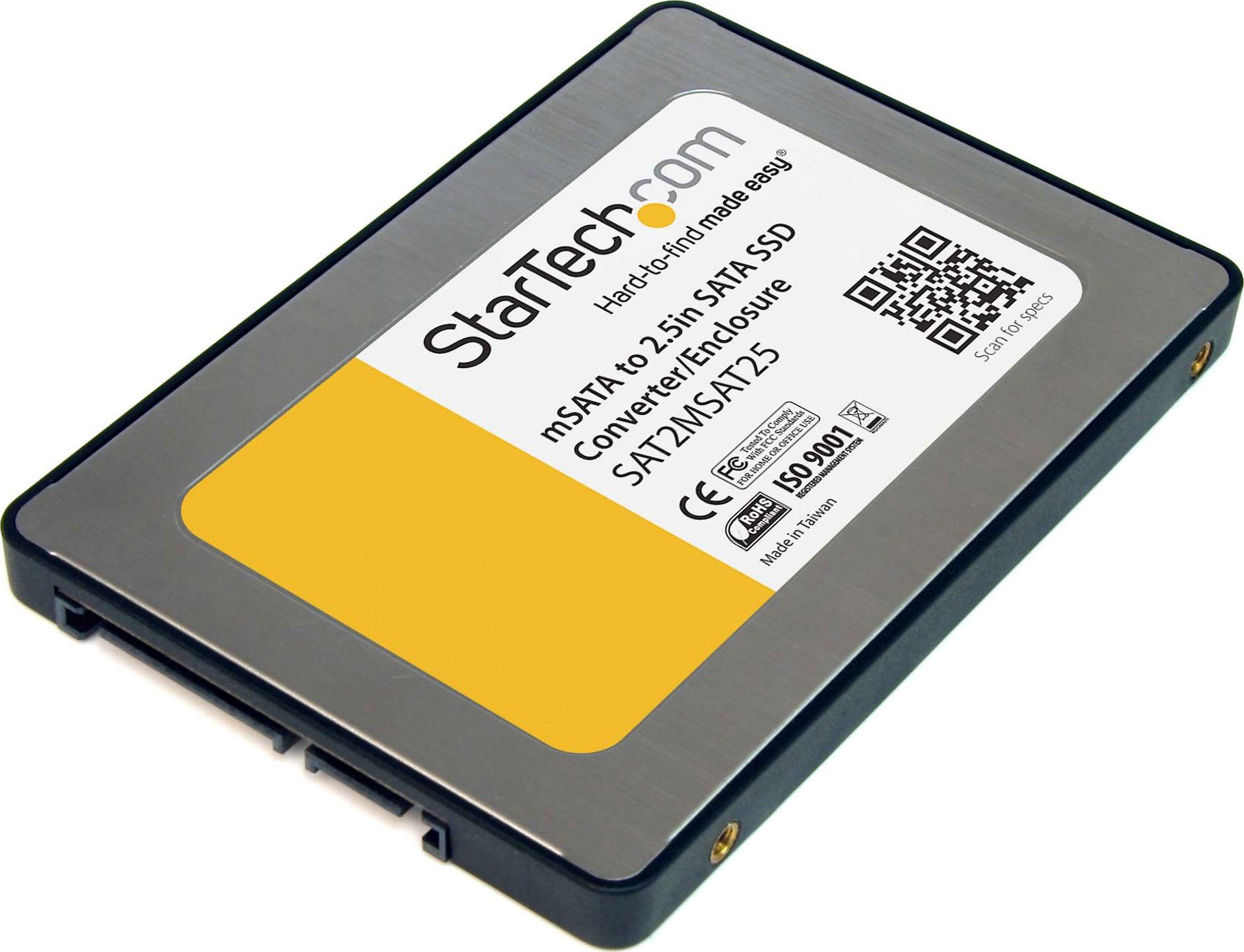 Kieszeń StarTech mSATA SSD - 2.5" SATA (SAT2MSAT25)