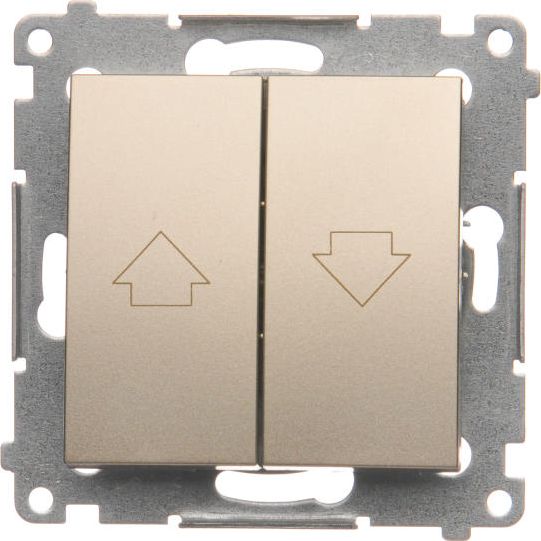 Kontakt-Simon Przycisk żaluzjowy złoty mat - DZP1.01/44