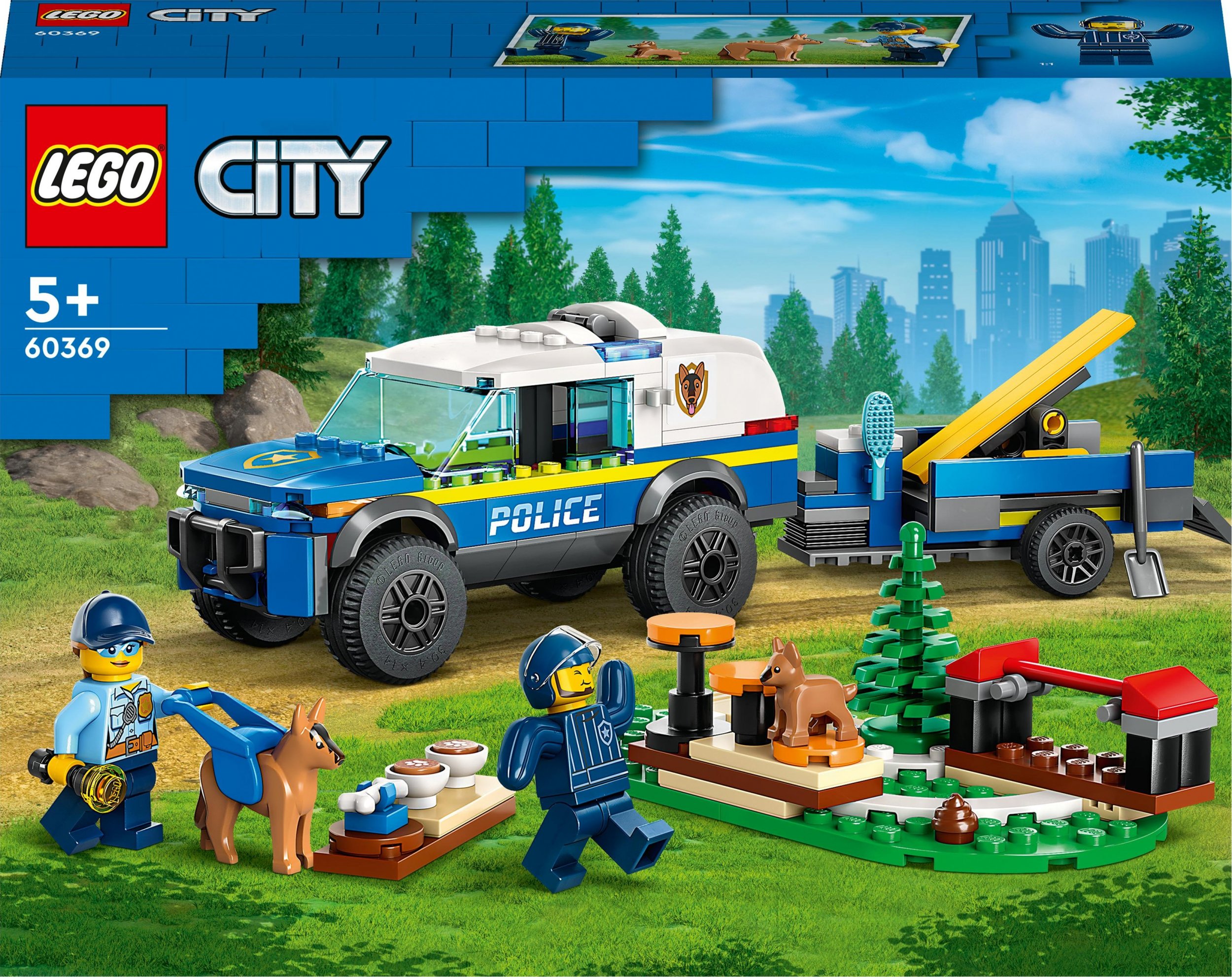 LEGO City Szkolenie psów policyjnych w terenie (60369)