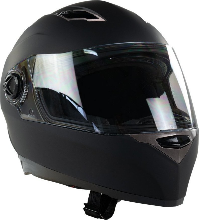 Bili Bike Kask na skuter motocyklowy szczękowy zamknięty BB09B z blendą M czarny mat