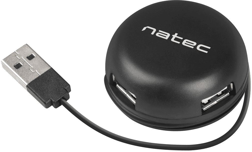 HUB USB Natec Bumblebee 4x USB-A 2.0 (NHU-1330)