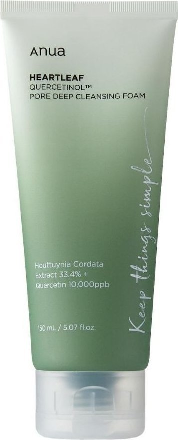 Anua Heartleaf Quercetinol Oczyszczająca pianka do twarzy 150 ml