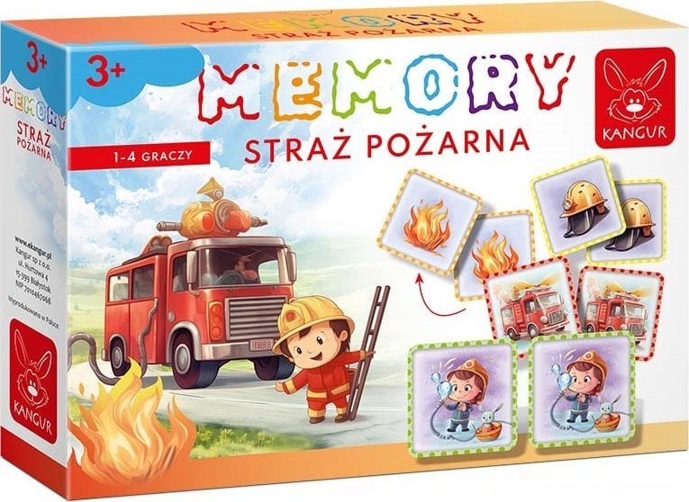 Kangur Gra Memory Straż pożarna 41107