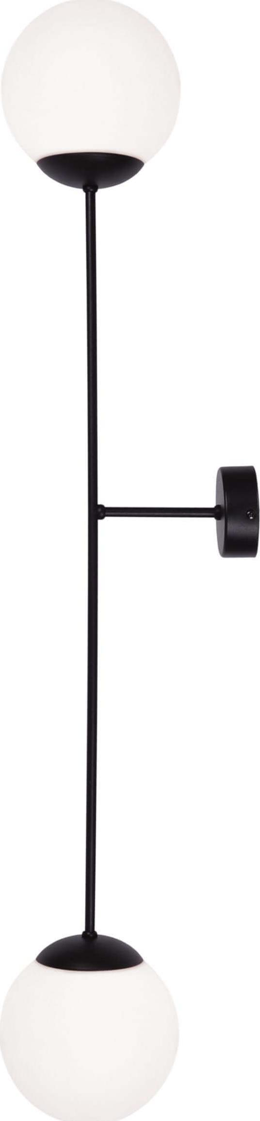 Kinkiet Kaja Loftowy kinkiet pokojowy Savoy K-4927 2-płomienna lampa czarna