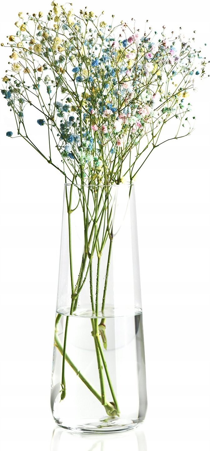 Krosno Wazon KROSNO Pure 24cm szklany wysoki