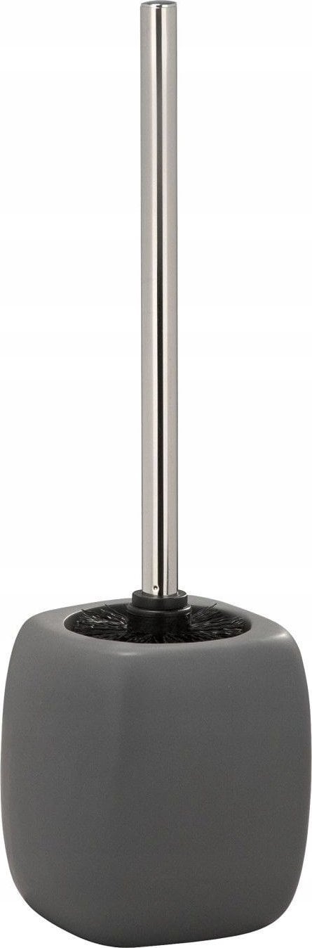 Wenko Pojemnik na szczotkę FARO GREY + szczotka WC, WENKO