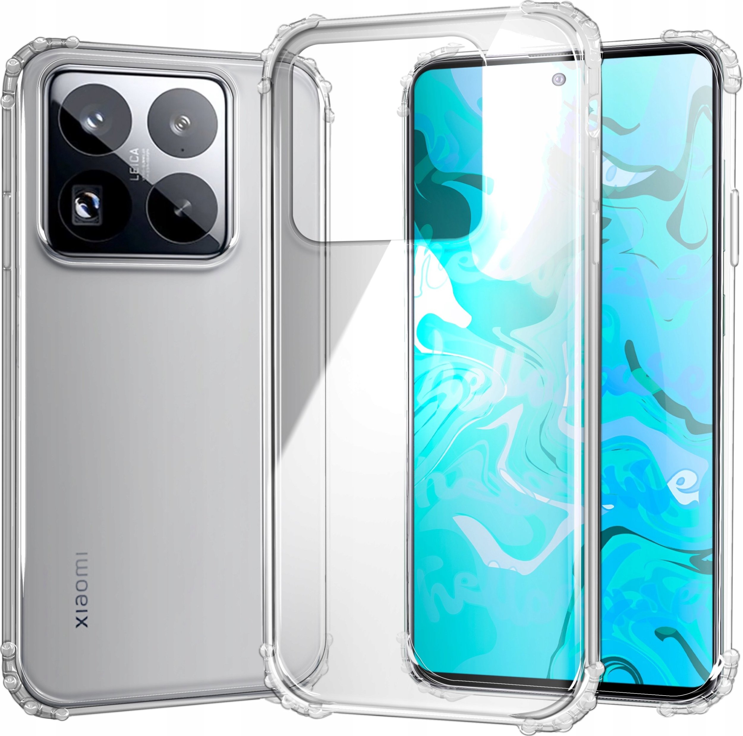 ETUI PANCERNE DO XIAOMI 15 PRO | CASE SILIKON GUMOWE SLIM ANTI SHOCK PLECKI