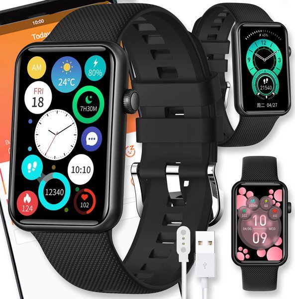 Smartwatch Active Band SMARTWATCH ZEGAREK SMARTBAND MENU POLSKIE DAMSKI ROZMOWY MĘSKI SMART WATCH HT5Pro