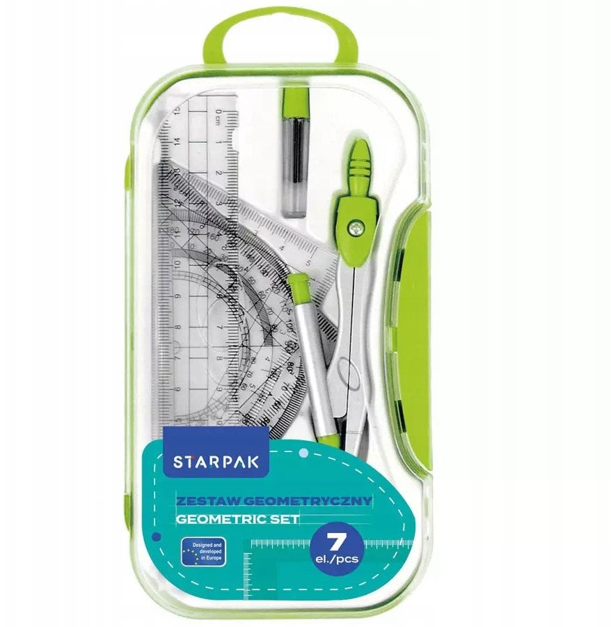 ZEST SZKOL GEOM 7EL ZIE STK ETUI PB 12/96
