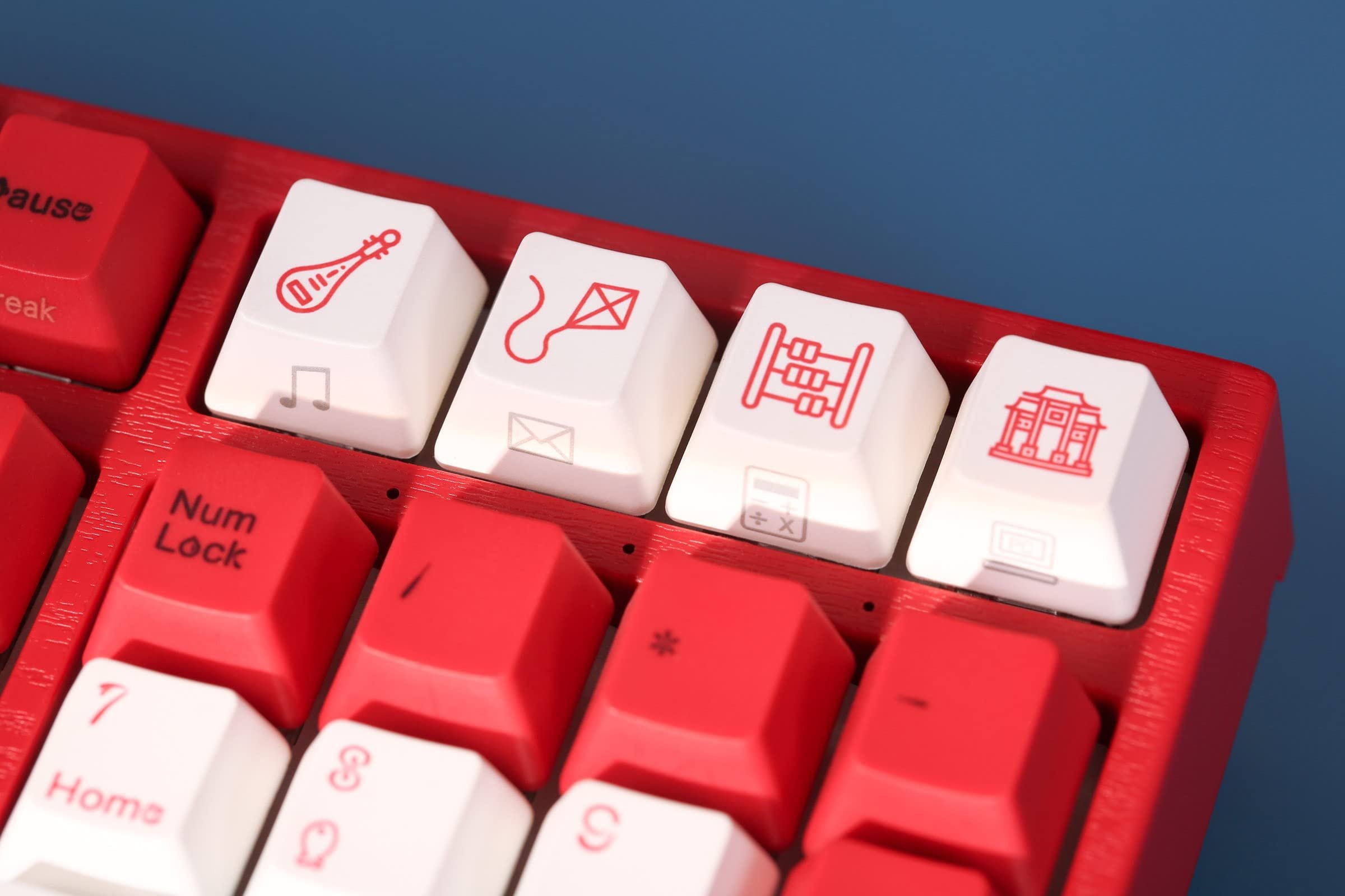 Klawiatura Triton Varmilo VEA108 Koi Gaming Tastatur, MX-Brown, weiße LED - US Layout