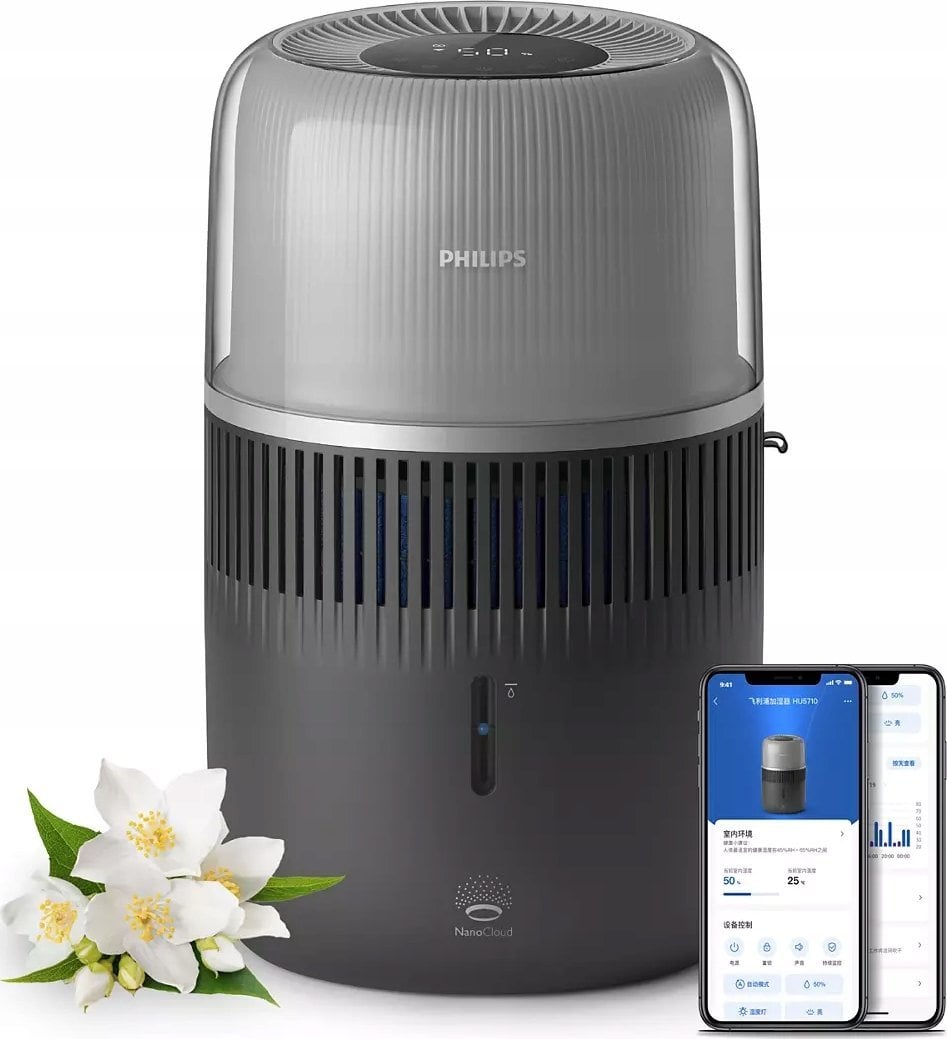 Nawilżacz powietrza Philips Humidifier 5000 series HU5710/03 Czarny