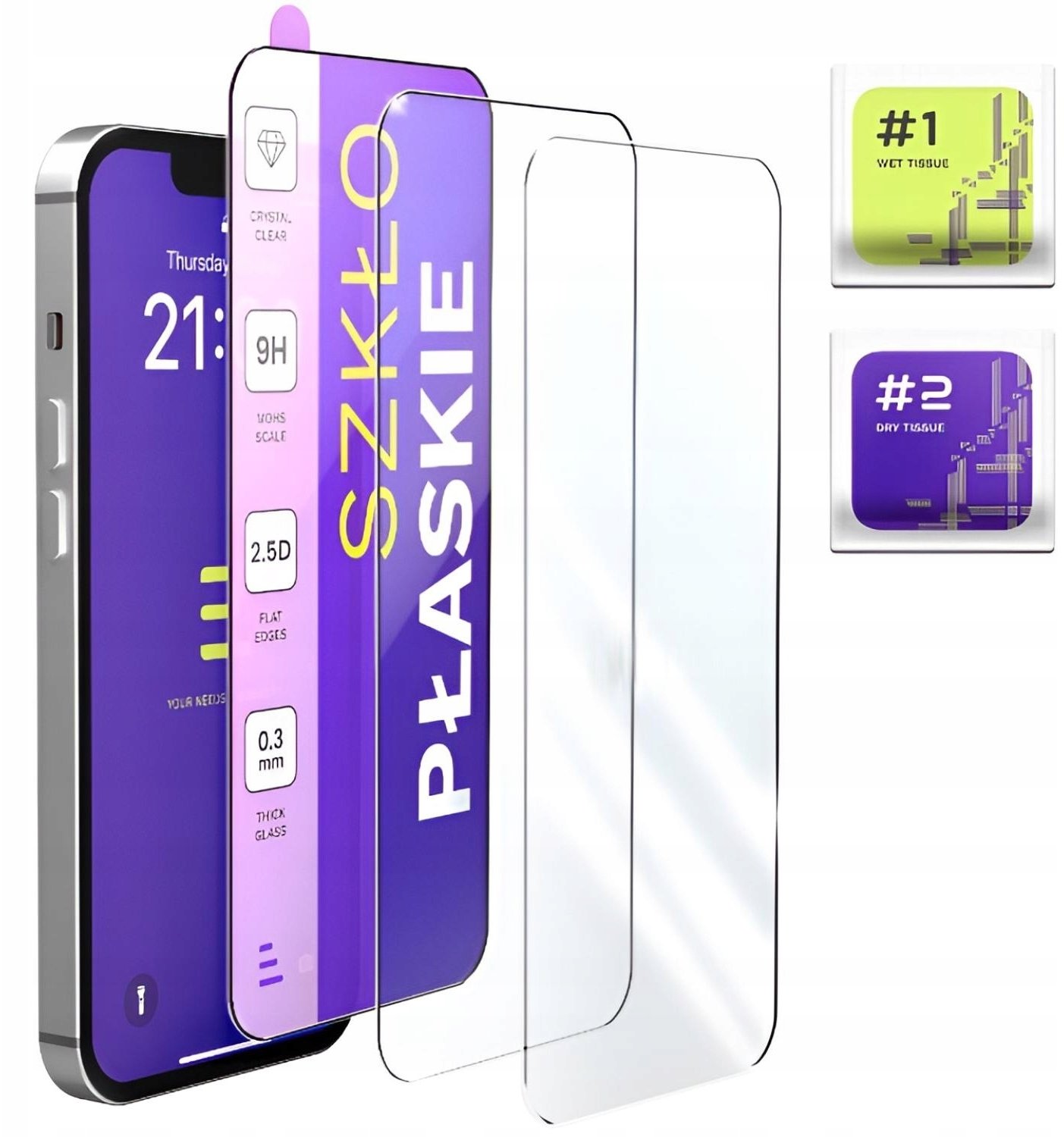 3-PAK Szkło Hartowane Płaskie Do Samsung Galaxy S26 Ultra (Szybka 9H, 2.5D)