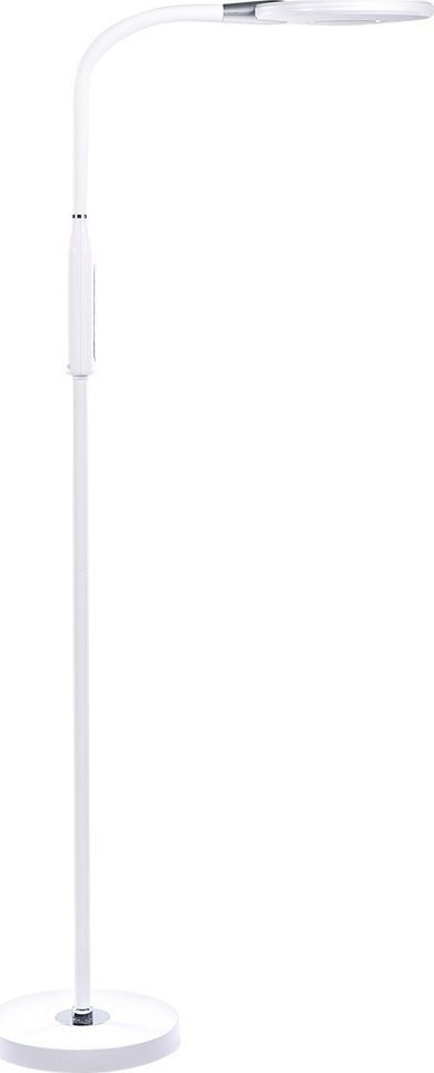 Lampa podłogowa Beliani Lampa podłogowa LED biała CASSIOPEIA