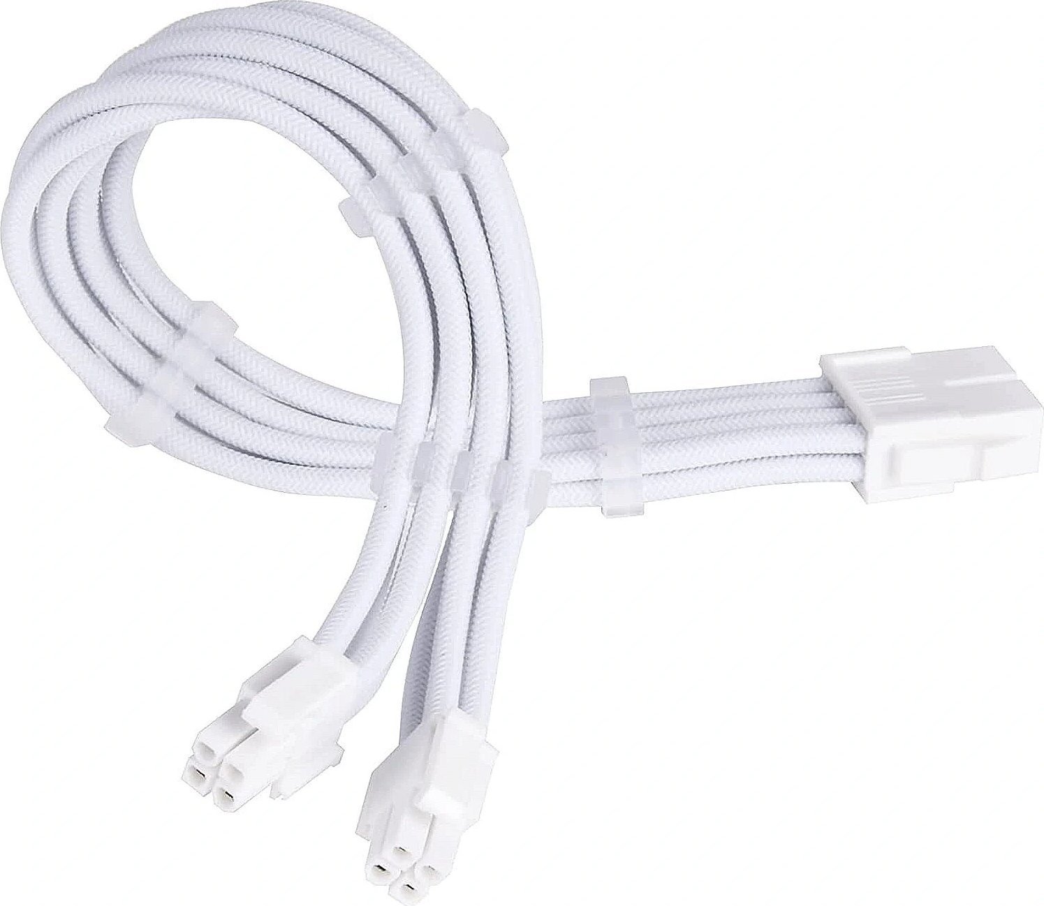 SilverStone SilverStone power supply extension cable SST-PP07E-EPS8W-V2, EPS 12V 8pin (4+4) (white, 30cm)