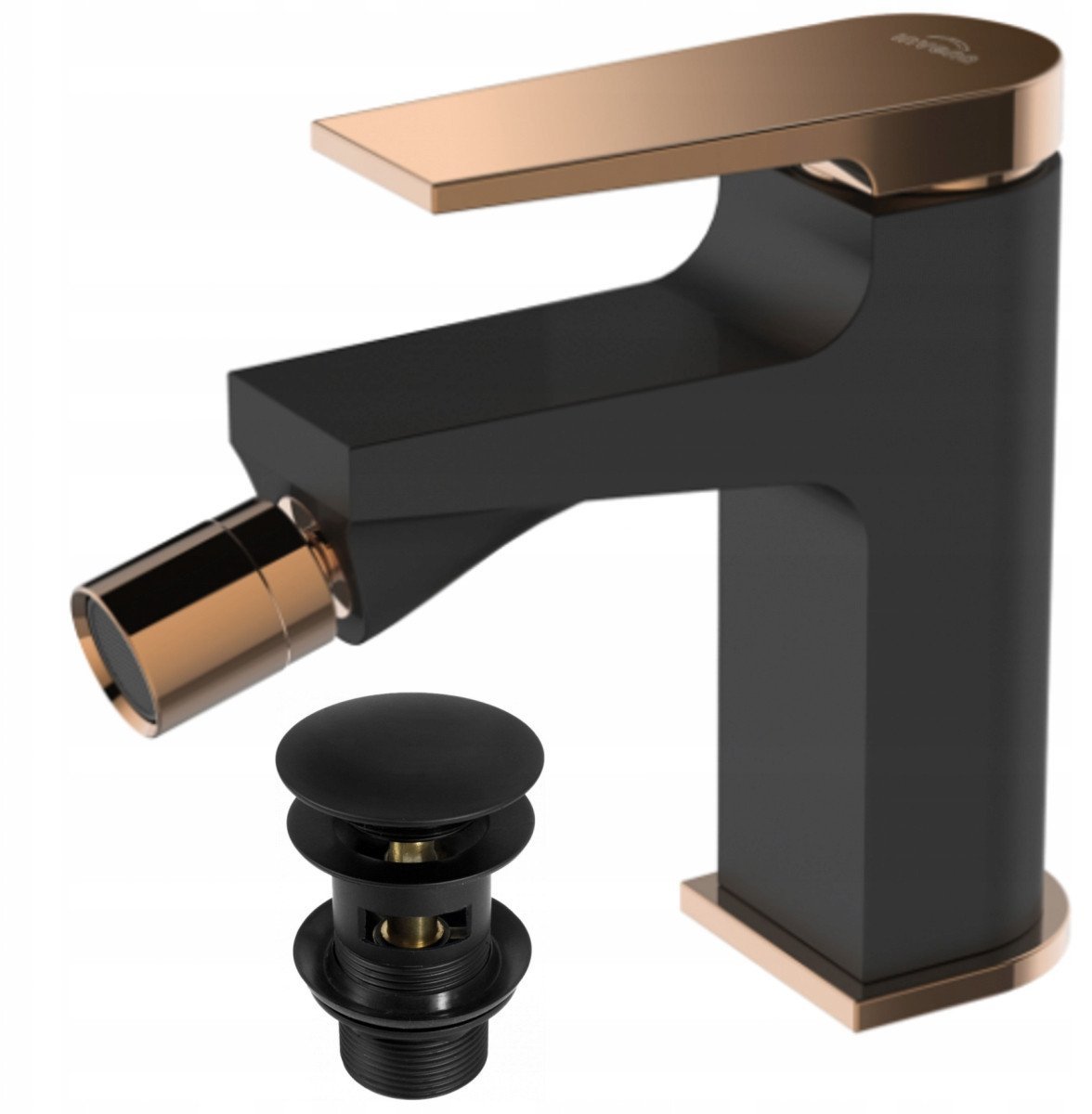 Invena bateria bidetowa Midnight, czarny/rose gold BB-35-014-V