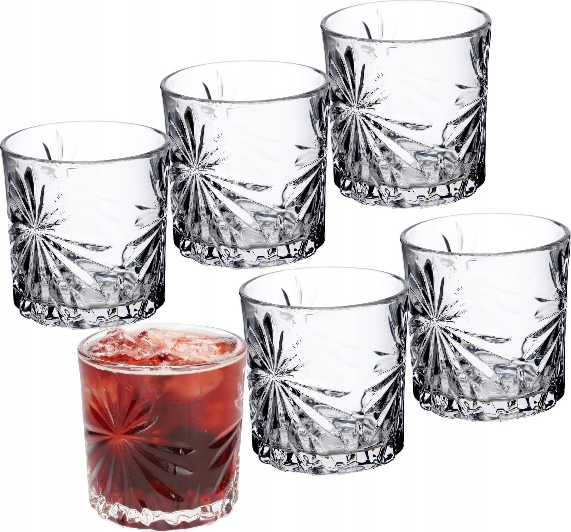 Kadax Szklanka Do Napojów Soków Drinków 6szt 300ml