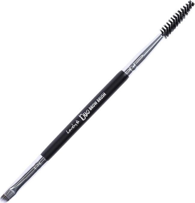Lovely LOVELY_Duo Brow Brush dwustronny pędzelek do makijażu brwi