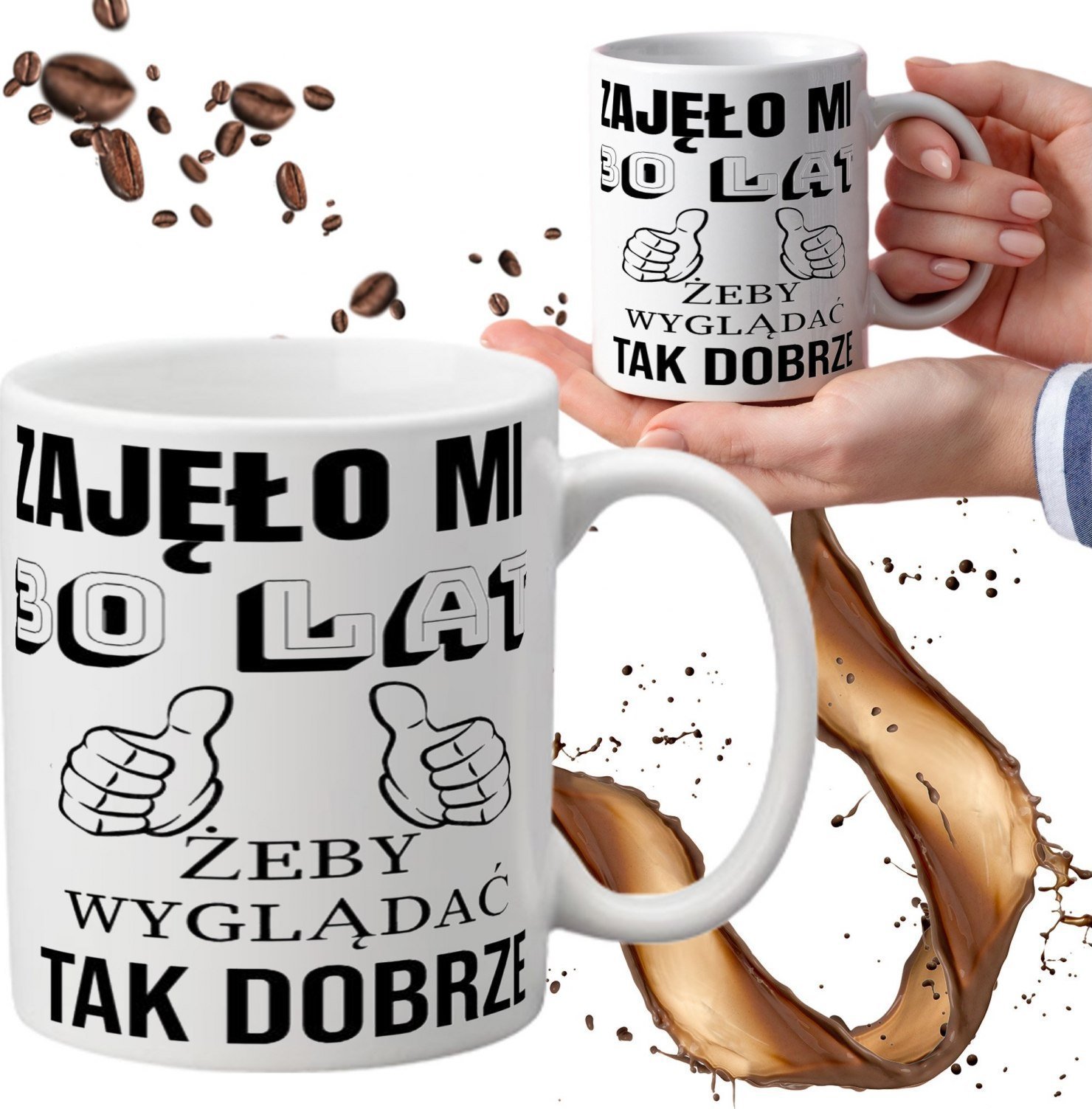 PrzydaSie Kubek Urodzinowy Na Urodziny Śmieszny Imię Wiek Prezent