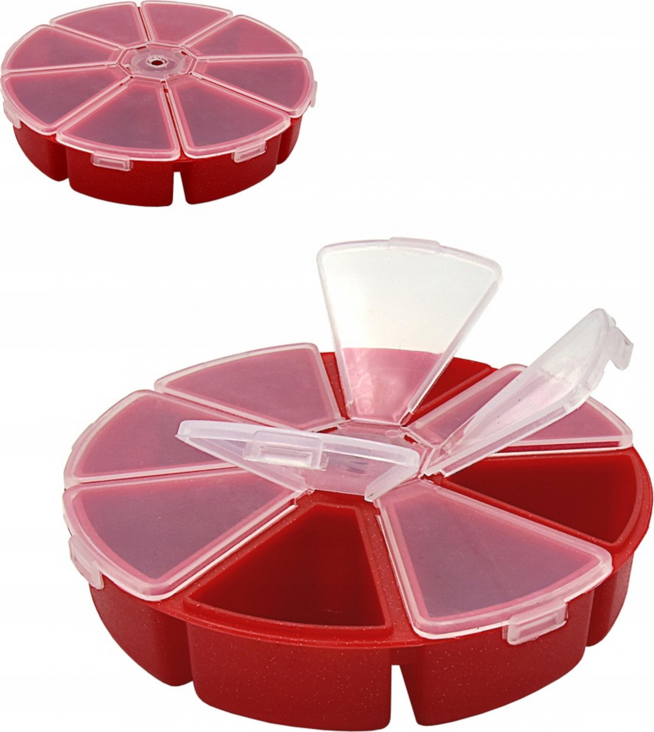 Anplast Organizer Przybornik Wędkarski 8 - komorowy ROZETA