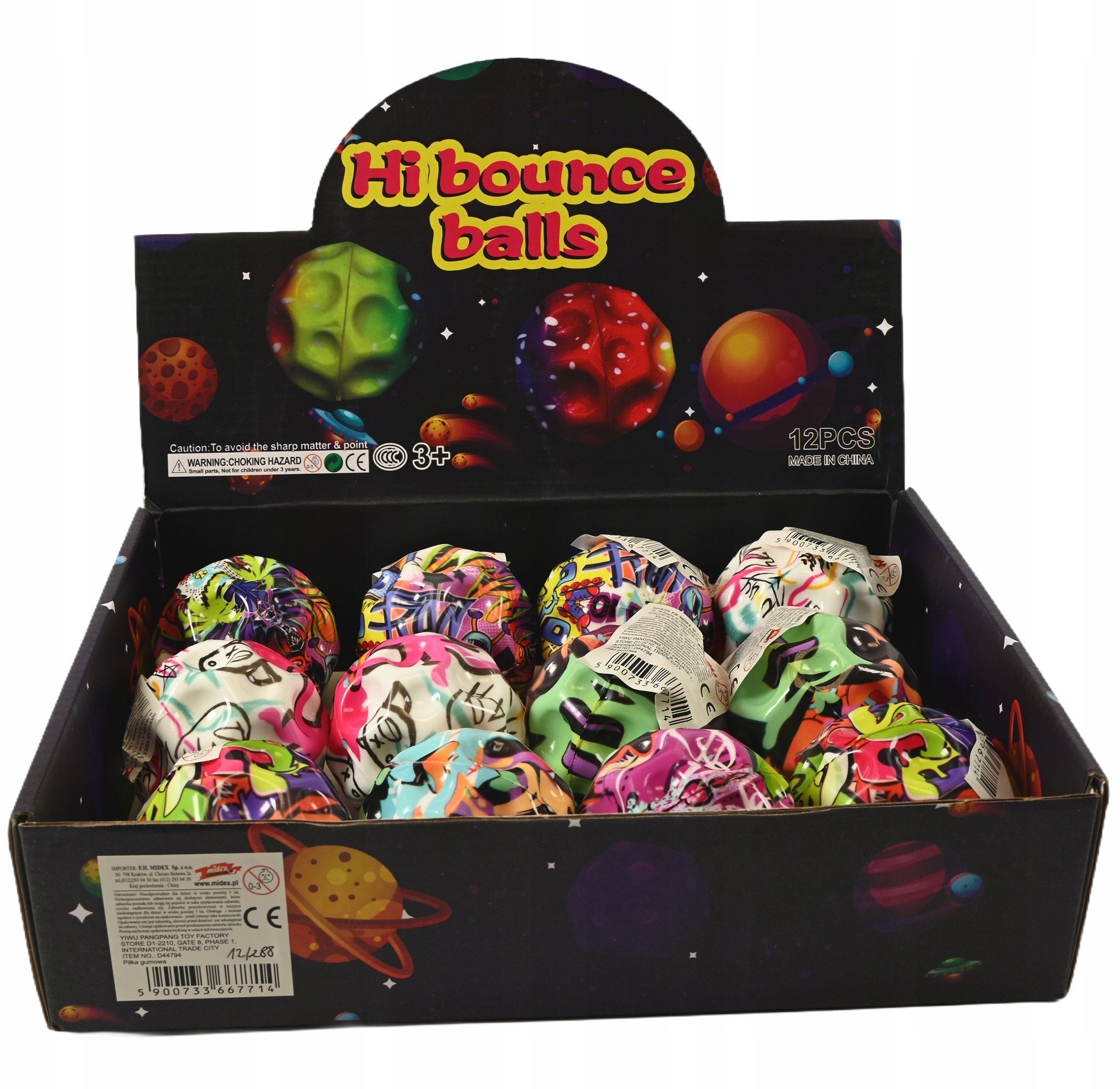 Piłeczka wysokich lotów 12/box D44794 67714