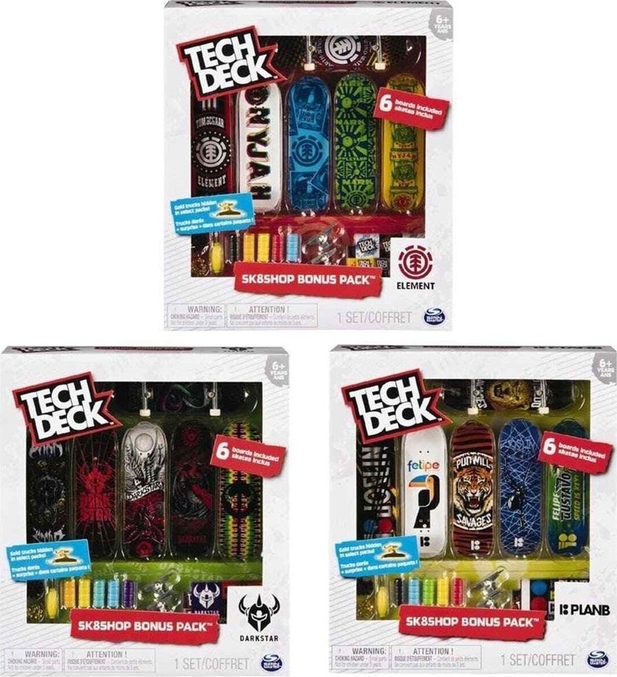 Spin Master Tech Deck Deskorolka na palec Skateshop 6-pack 6028845 Spin Master p6 cena za 1op