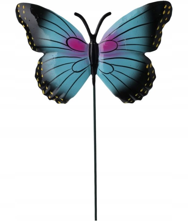 Pik dekoracyjny ogrodowy motyl ozdoba na patyku 55 cm