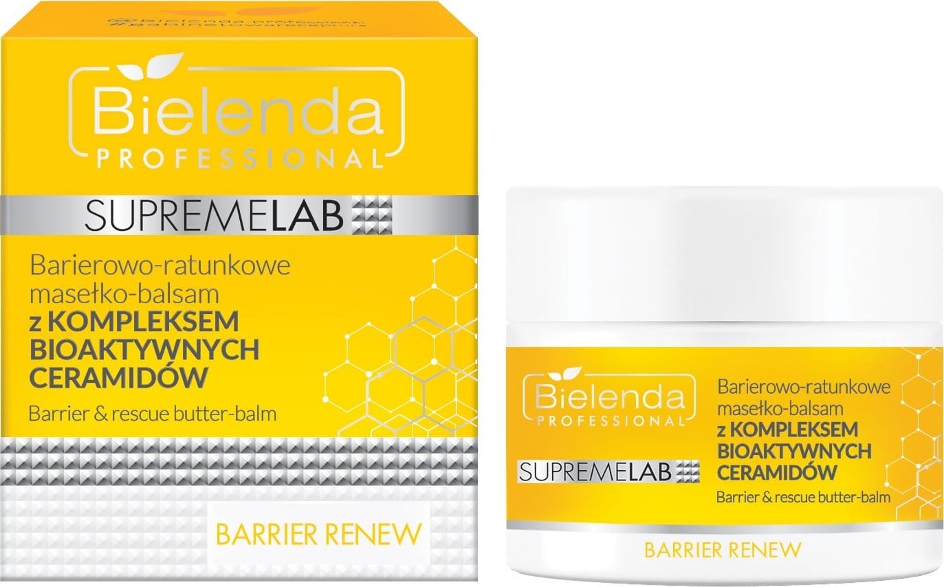 Bielenda BIELENDA PROFESSIONAL Supremelab Barrier Renew Barierowo-ratunkowe Masełko-balsam do twarzy 40 g