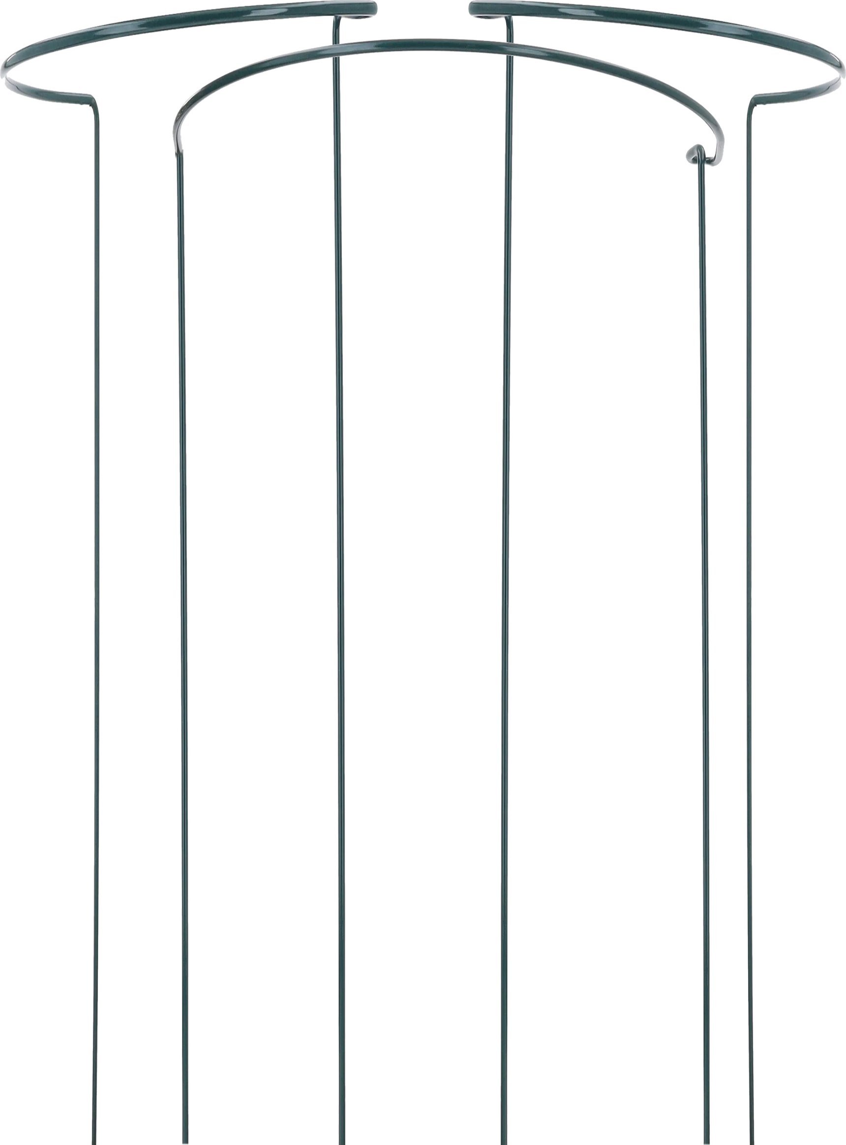 PODPÓRKA do KWIATÓW 45cm podpora 3szt do ROŚLIN zielonych obejma OGRÓD