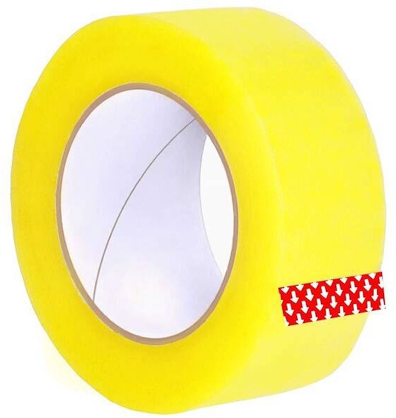 Taśma klejąca 4,5 cm x 100 m pakowa, samoprzylepna, biurowa przezroczysta UNIWERSALNY