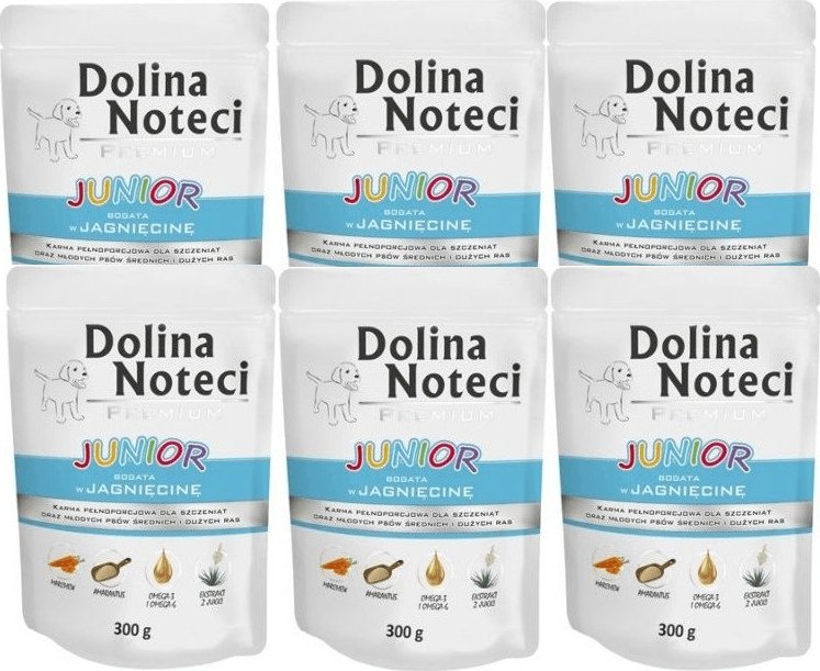 Dolina Noteci Premium Junior jagnięcina 24x300g