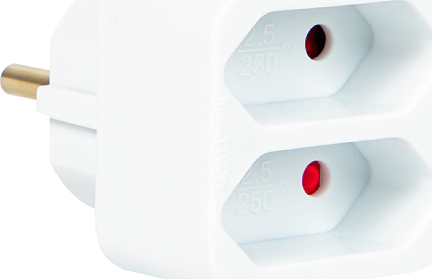 Kabel zasilający Blow 98-602# Rozgałęźnik r-2/22 pr 2gn bez uziemienia