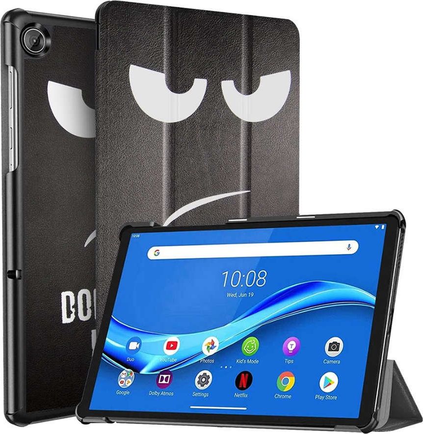 Etui na tablet Alogy Alogy Etui na tablet Book Cover do Lenovo M10 Plus 10.3 TB-X606 Don't touch my pad uniwersalny