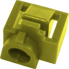 Alantec Blokada gniazda RJ45 przed nieautoryzowanym wpięciem, kolor żółty (WT-BG-06)