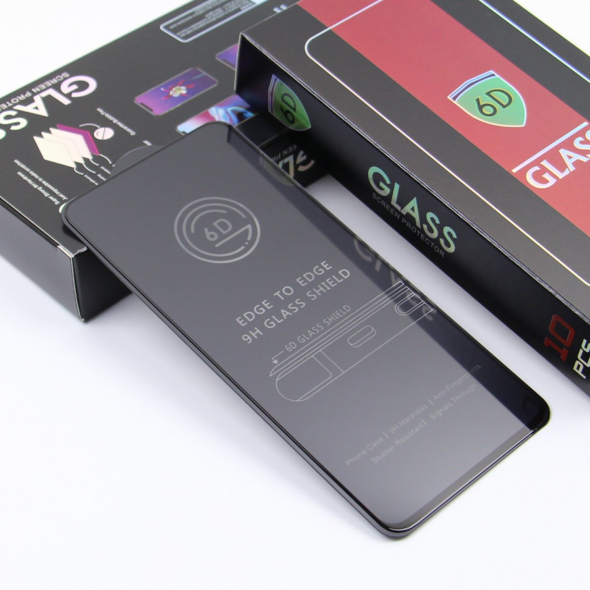 Szkło hartowane 6D do Samsung Galaxy A06s czarna ramka 10w1