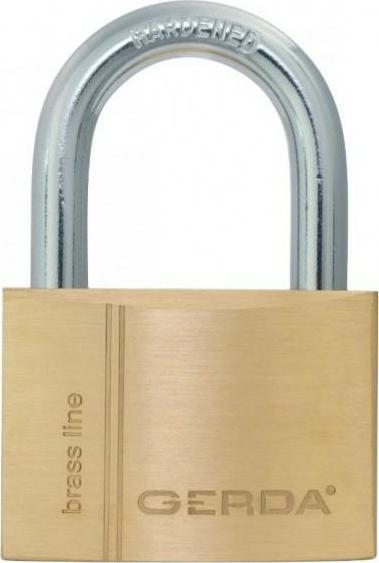 Gerda KŁÓDKA MOSIĘŻ.GERDA 40mm 2szt. 6-KLUCZY BLISTER