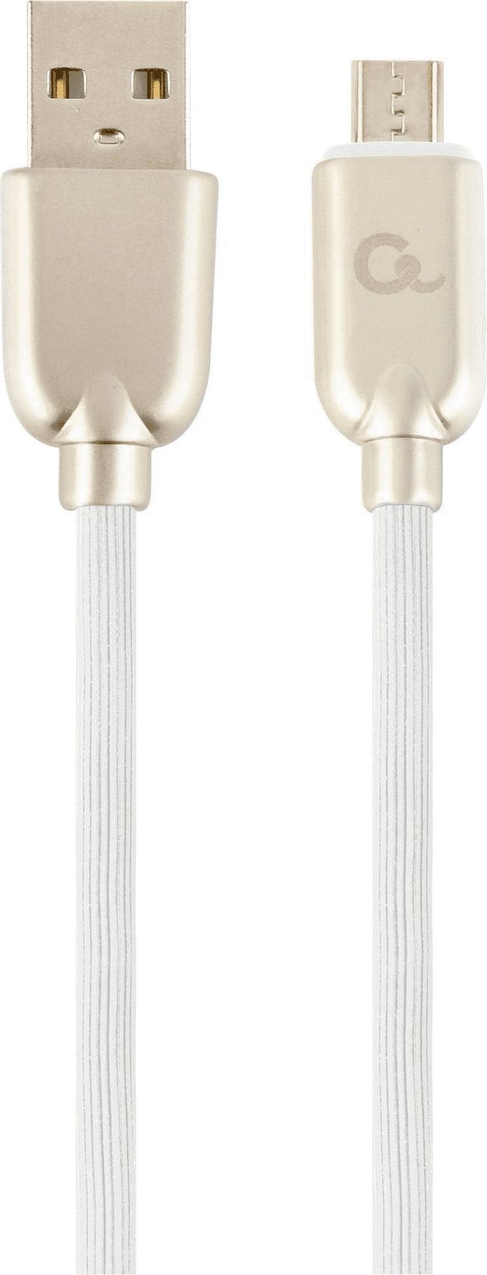 Kabel USB Gembird USB-A - microUSB 2 m Biały (CC-USB2R-AMmBM-2M-W)