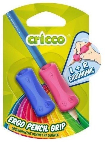 Nakładka na ołówek i kredki Soft Grip 2szt