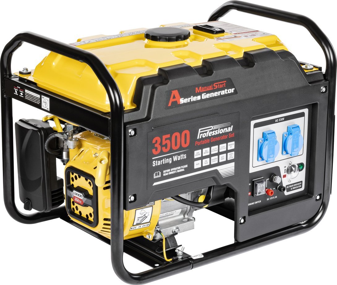 Loncin LONCIN LC3500-AS MOCNY AGREGAT GENERATOR PRĄDOTWÓRCZY 2x230V AVR 3,1kW - EWIMAX OFICJALNY DYSTRYBUTOR - AUTORYZOWANY DEALER LONCIN