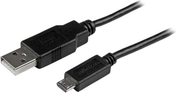 Kabel USB StarTech USB-A - microUSB 1 m Czarny (USBAUB1MBK)