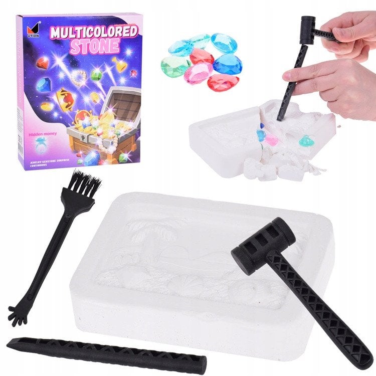 Mały archeolog wykopaliska kopalnia diamentów kamieni szlachetnych ZA5594